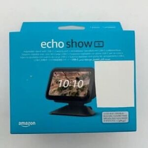 Amazon Echo Show 5 Adjustable Stand with USB-C Charging Port Cloud Blue New